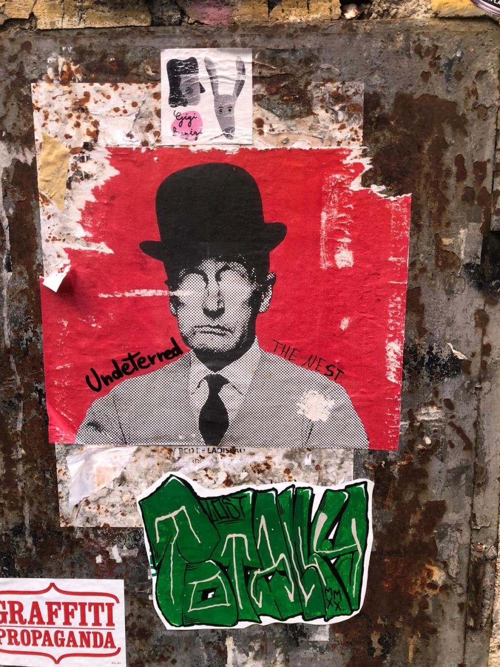 Undeterred Street Art: l’arte non guarda in faccia  a nessuno nei vicoli di&nbsp;Napoli.